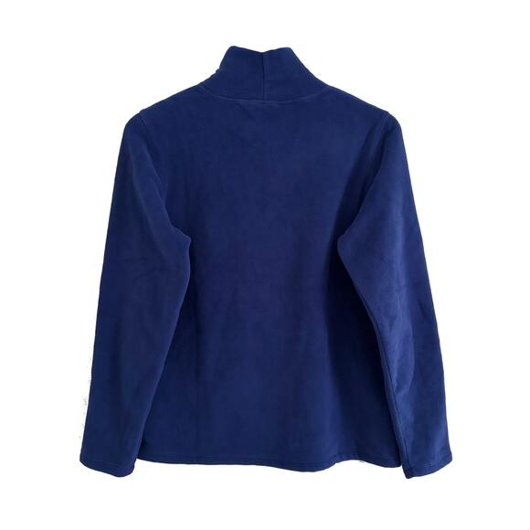 Lands End Turtleneck Fleece Pullover Sz 10-12 - Picture 2 of 4